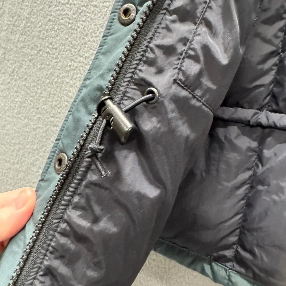 Vintage Mountain Hardwear Puffer Vest Womens 6 Goose Down Green Outdoor